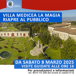 Riapertura della villa meducea la magia